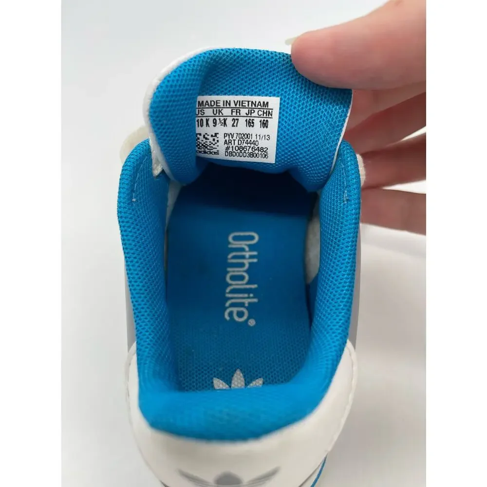 Adidas Orion Gray Ortholite Kids Sneakers Size 10
